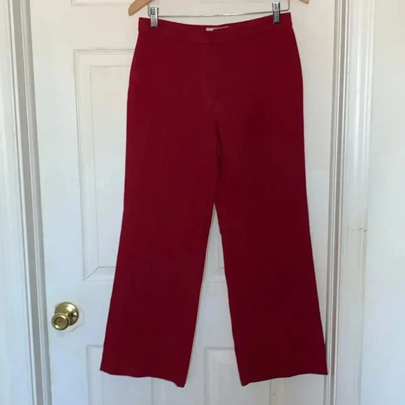 GAP Red Flared Dress Pants - Picture 1 of 5